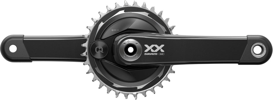 SRAM Quarq XX Eagle T-Type Kurbelgarnitur 12-fach DUB Spidermessung, Thread Mount 32T schwarz