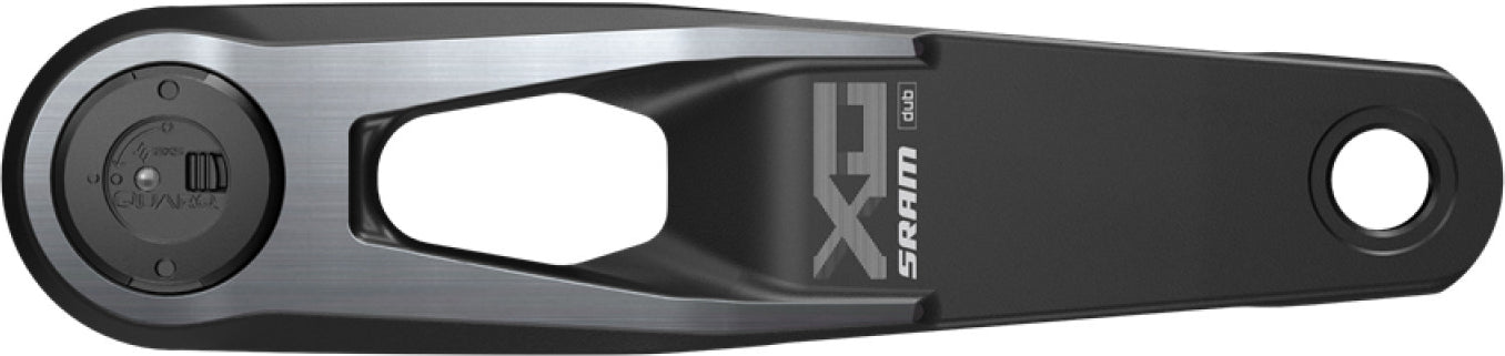 SRAM X0 T-Type Power-Upgrade 12-fach DUB Q-Faktor 174 mm schwarz - 165 mm