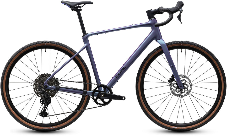 Cube Nuroad Pro Gravelbike Diamant mysticpurple´n´black