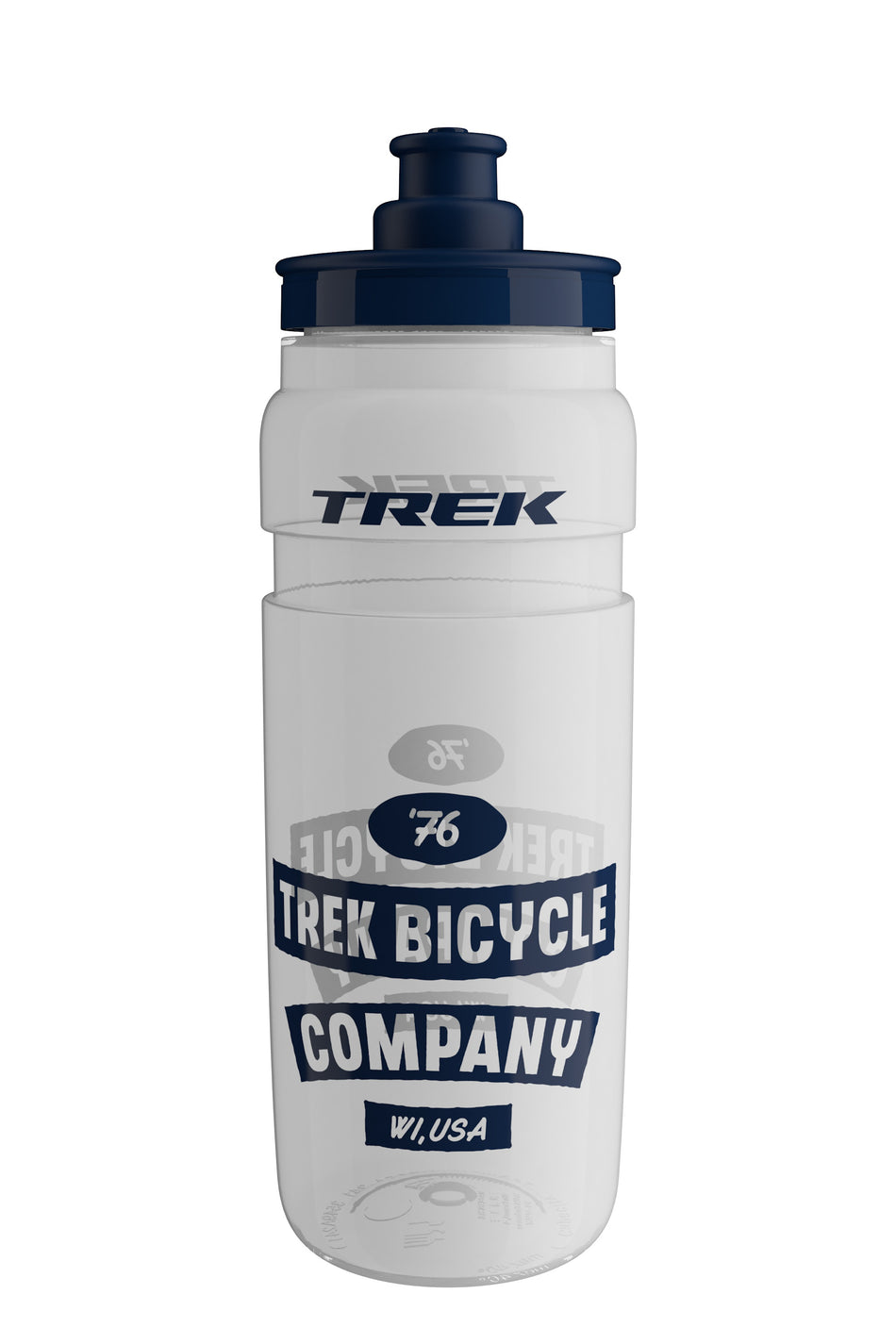 Trek Fly Trinkflasche dark blue/clear