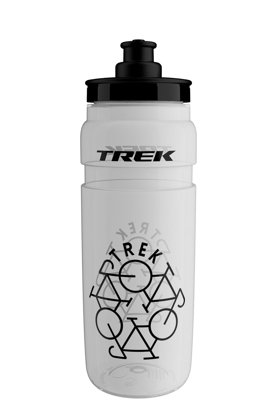 Trek Fly Trinkflasche clear/black
