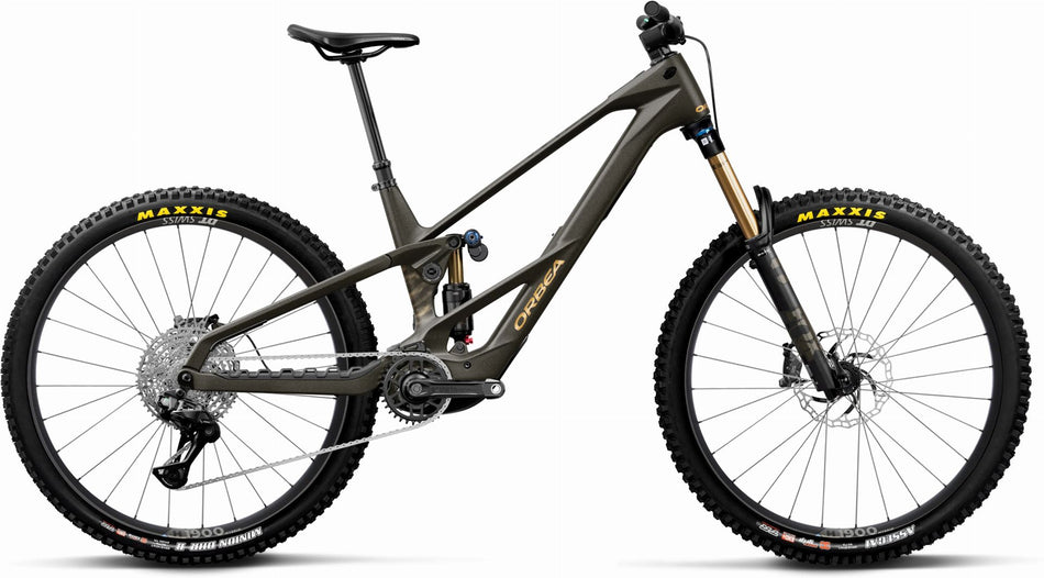 Orbea Wild LT M10 800 Wh E-Bike Fully 29" magic gold c. view (matt) - titan gold (gloss)