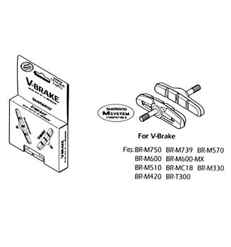 Shimano M70T3 V-Brake Bremsschuhe