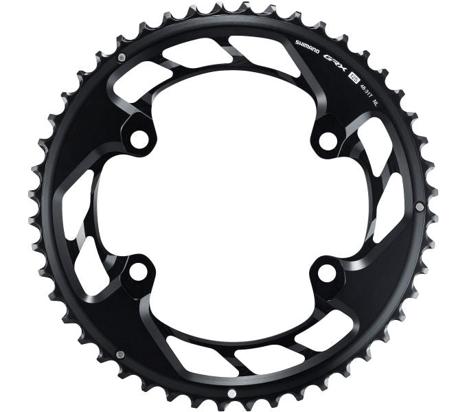 Shimano GRX FC-RX820 2-fach Kettenblatt schwarz