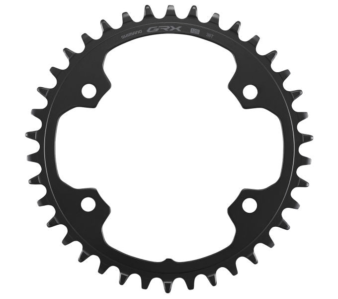 Shimano GRX FC-RX610 1-fach Kettenblatt schwarz - 38 Zähne