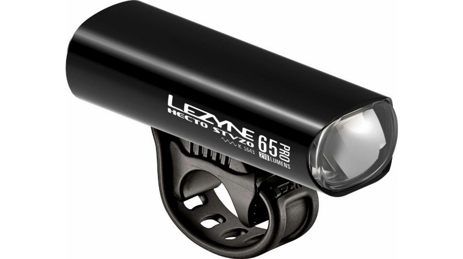 Lezyne LED Hecto Drive Pro 65 StVZO Vorderlicht schwarz-glänzend weißes Licht, Y13