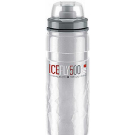 Elite Ice Fly Trinkflasche 500 ml clear/grau