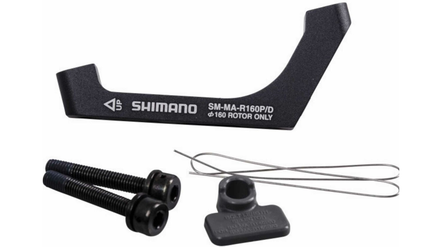 Shimano Scheibenbremsadapter hinten PM-Bremssattel auf Flat Mount Gabel/-Rahmen 160