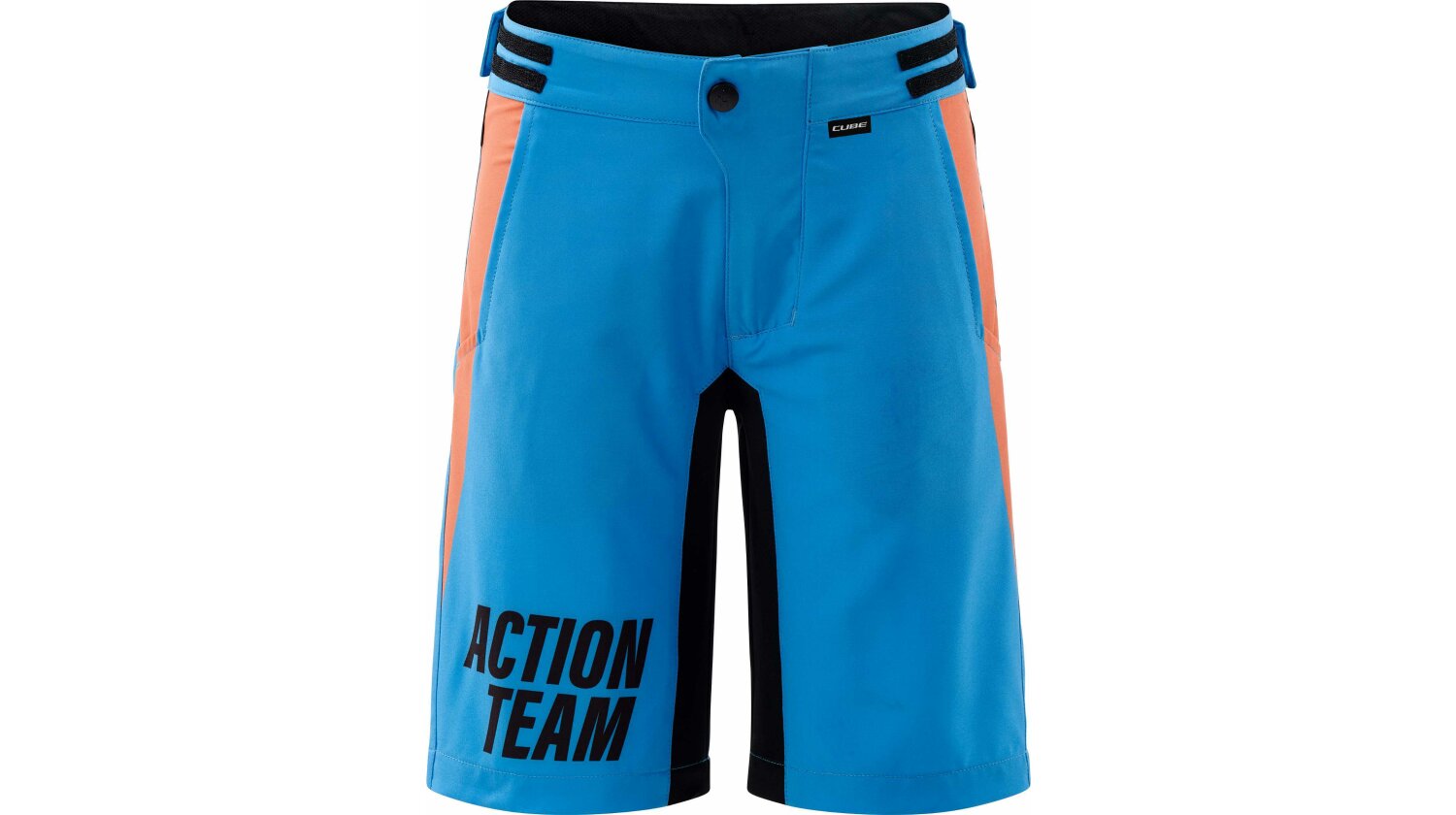 Cube JUNIOR Baggy Shorts inkl. Innenhose X Actionteam blau