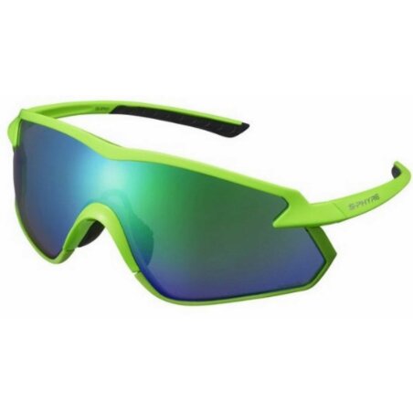 Shimano S-PHYRE X1-PL Brille Green / Neon Green