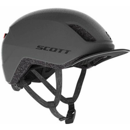 Scott IL Doppio Plus Helm dark grey reflective