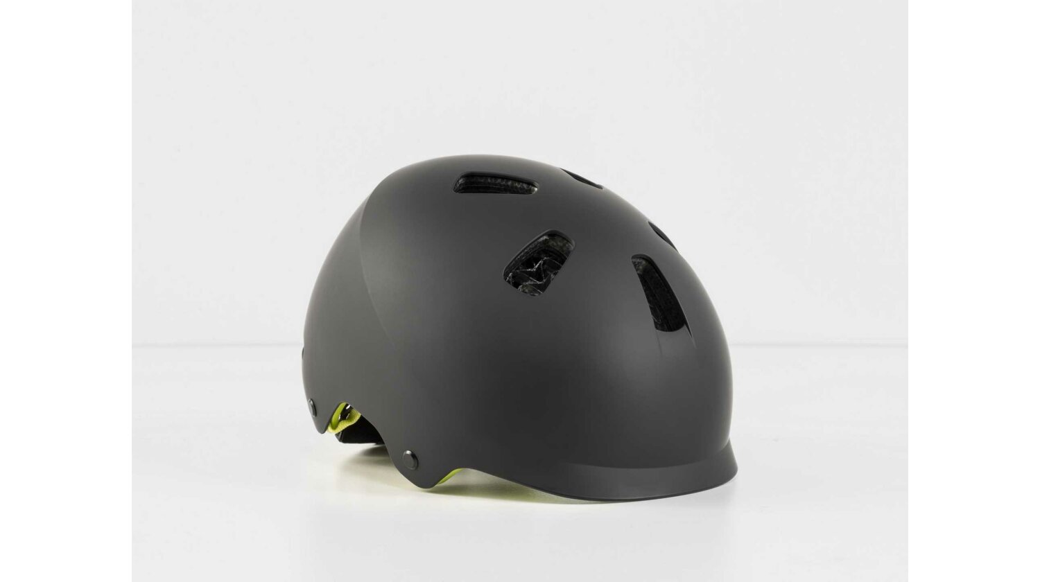 Bontrager Jet Wavecel Child Helm black/volt 48-52 cm