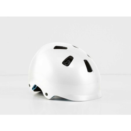 Bontrager Jet Wavecel Youth Helm white/azure 50-55 cm