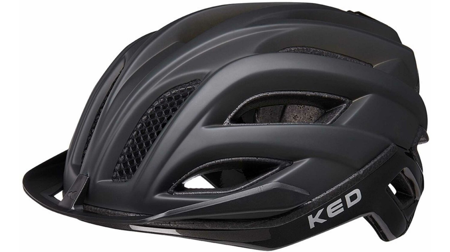 KED Champion Visor Rennrad-Helm process black matt
