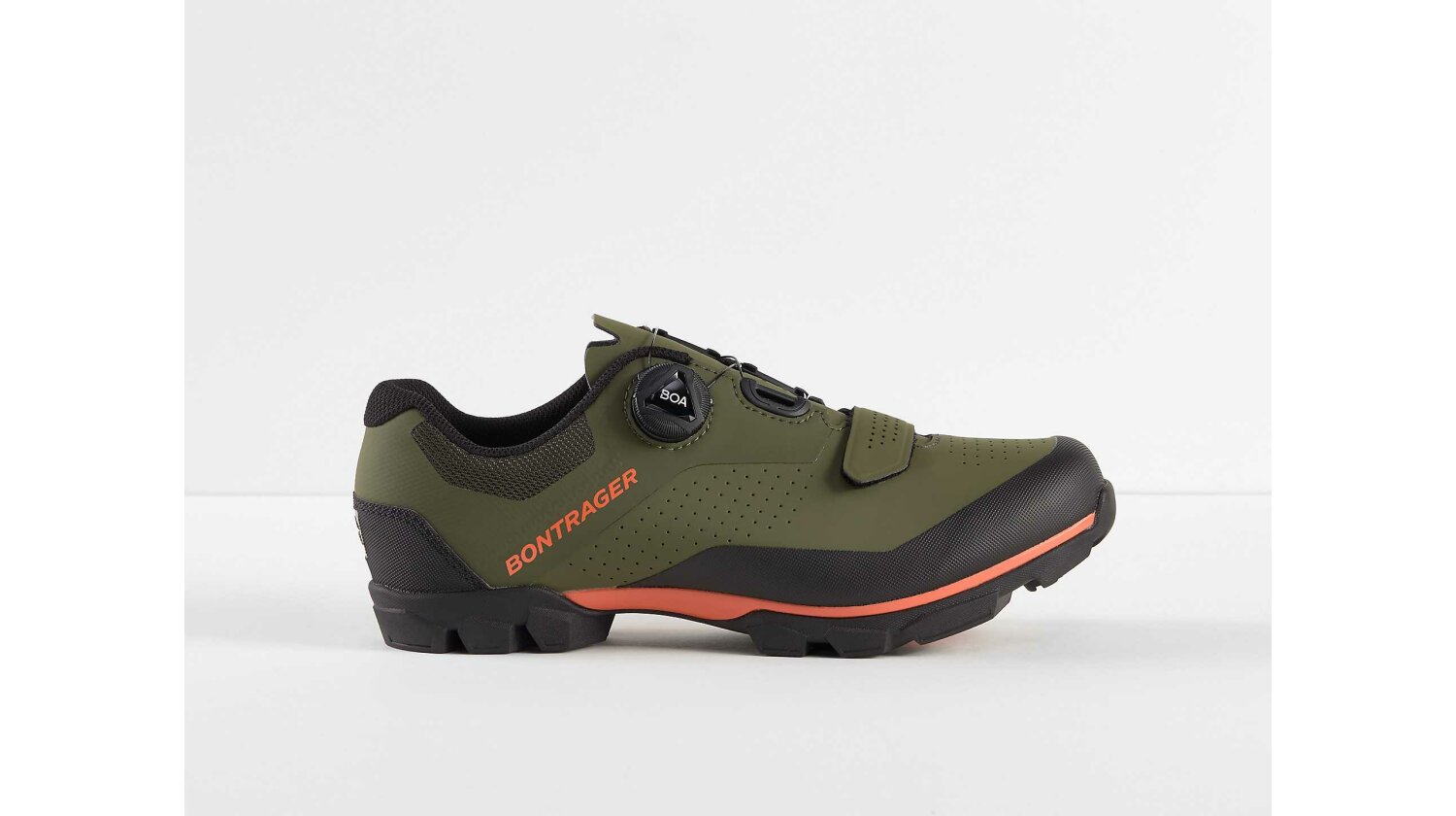 Bontrager Foray MTB-Schuhe olive grey/radioactive orange
