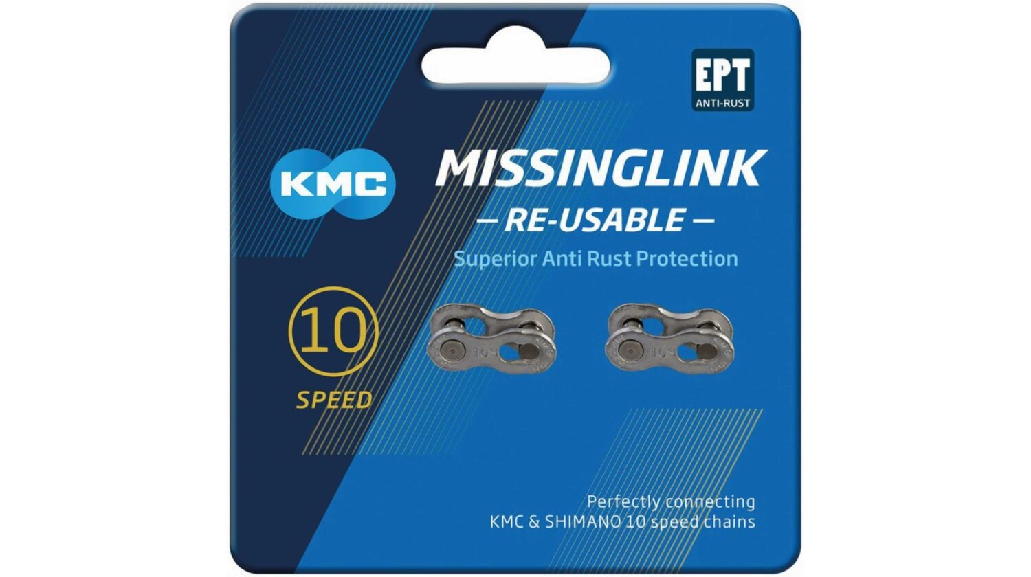 KMC Missinglink Kettenverschluss 10-fach 2 Stück