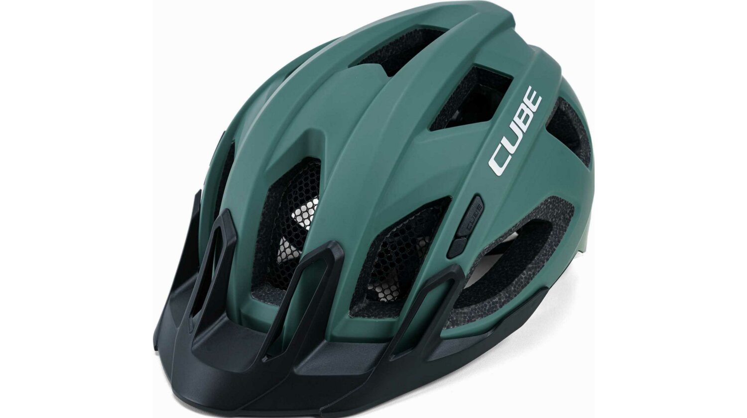 Cube Quest MTB-Helm old green