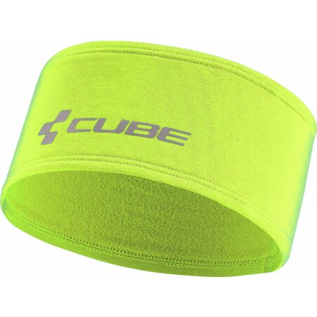 Cube Funktionsstirnband Race Be Warm Safety neon yellow