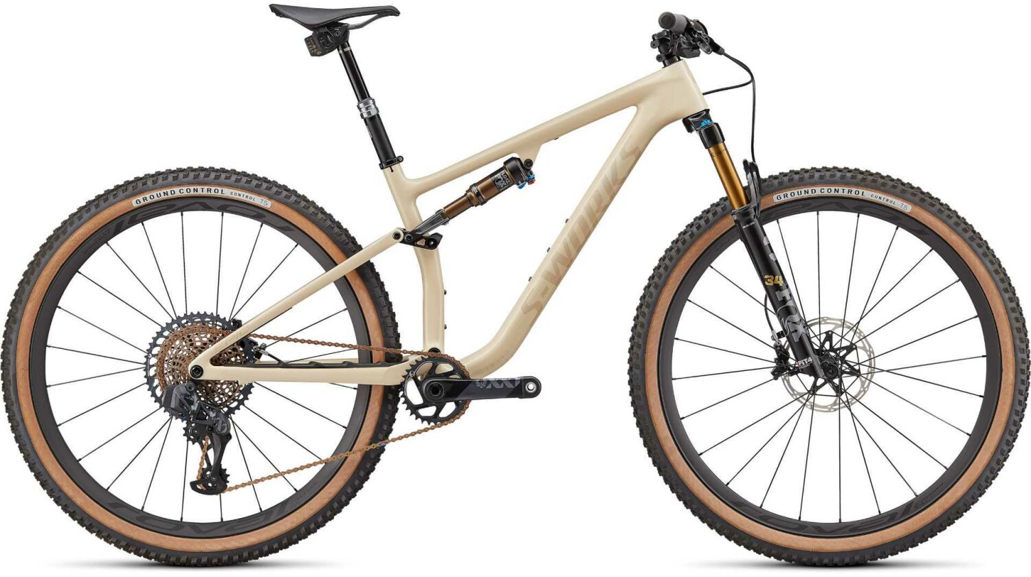 Specialized S-Works Epic Evo MTB-Fully 29&quot; gloss sand/satin red gold tint