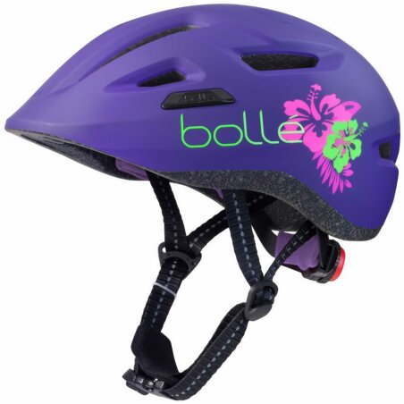 Bolle Stance JR Kinder-Helm matte purple flower