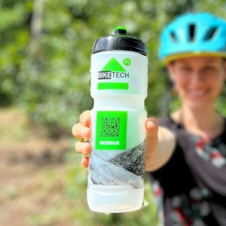 Biketech24 Trinkflasche transparent 800 ml