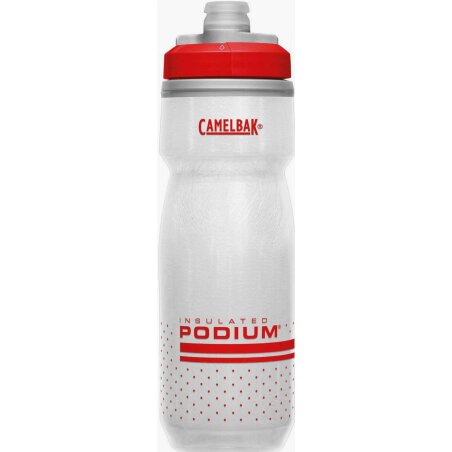 Camelbak Podium Chill Trinkflasche fiery red/white