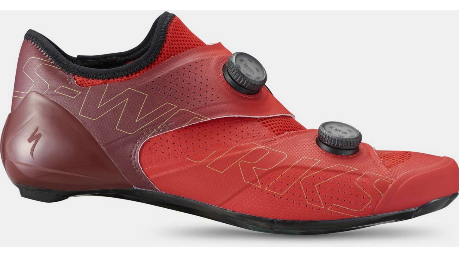 Specialized S-Works Ares Rennradschuhe flo red/maroon