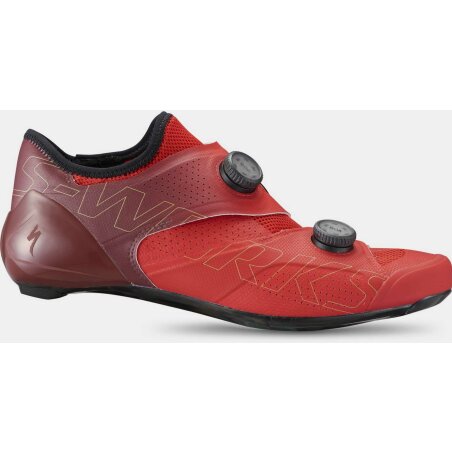 Specialized S-Works Ares Rennradschuhe flo red/maroon