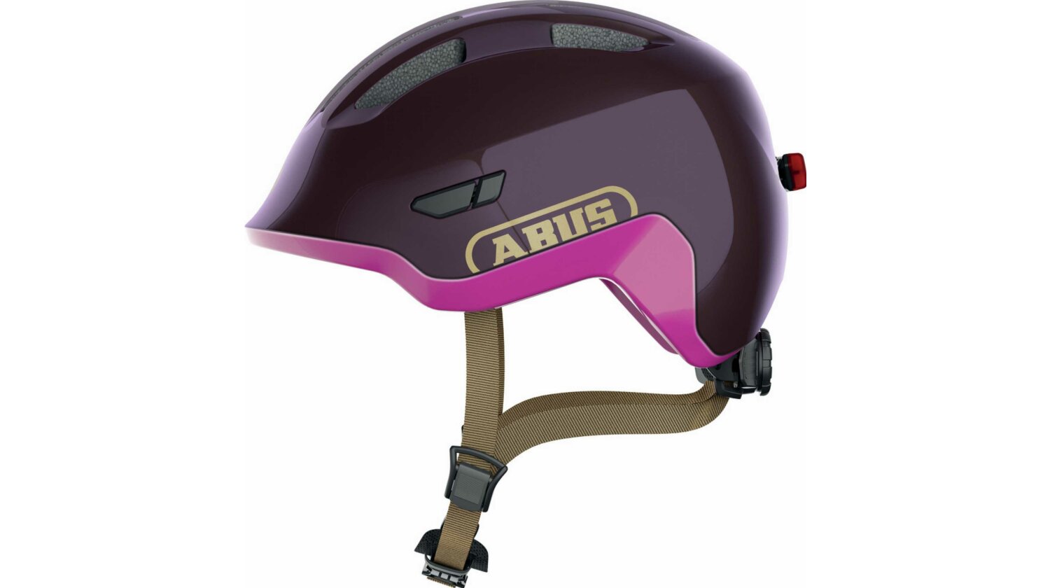 Abus Smiley 3.0 ACE LED Kinder-Helm royal purple
