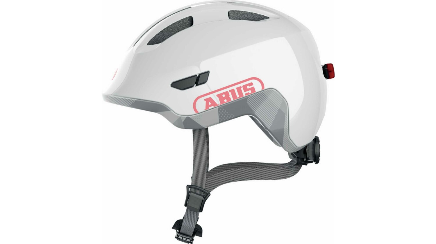 Abus Smiley 3.0 ACE LED Kinder-Helm shiny white