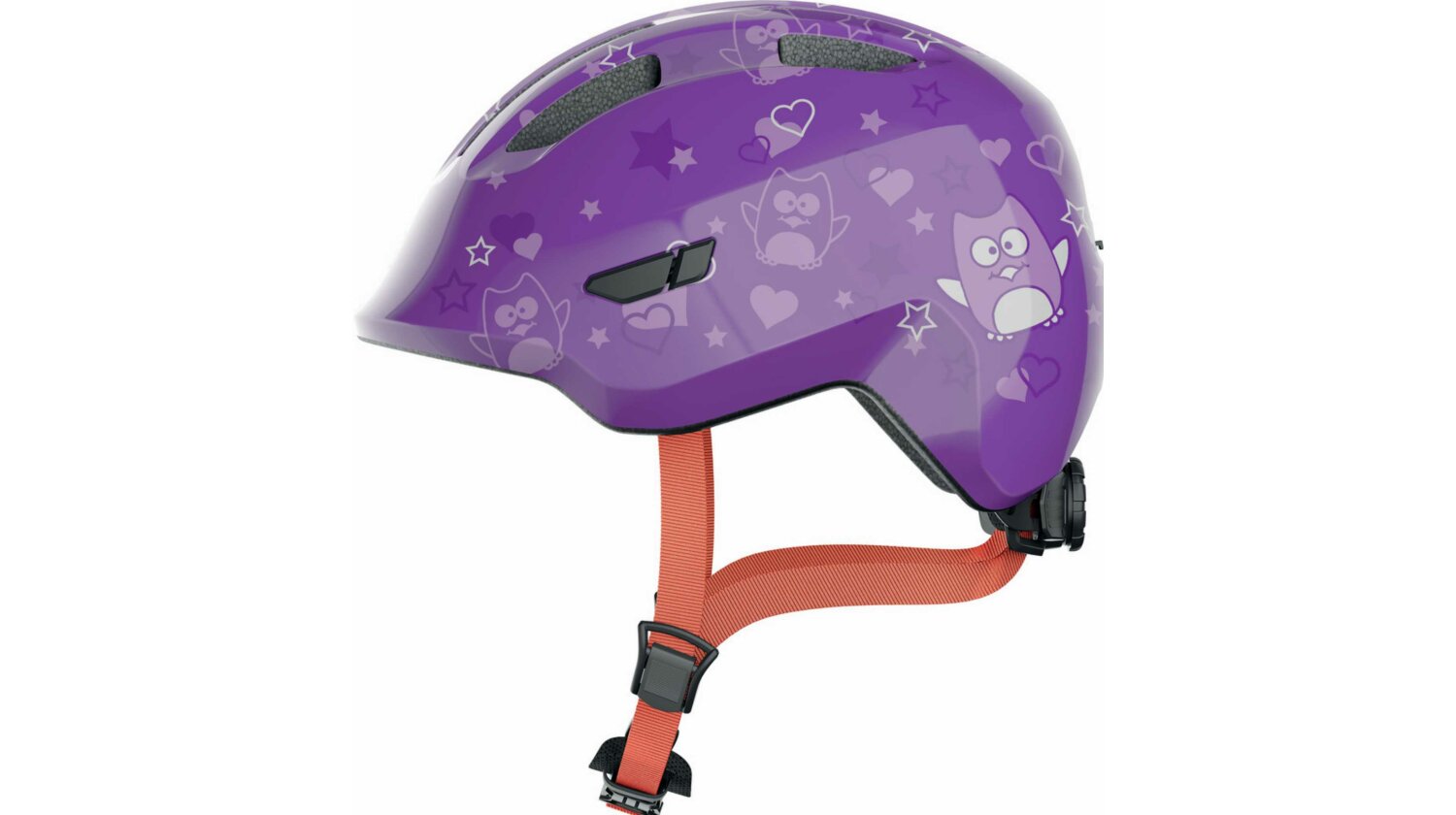 Abus Smiley 2.0 Kinder-Fahrradhelm // purple star 