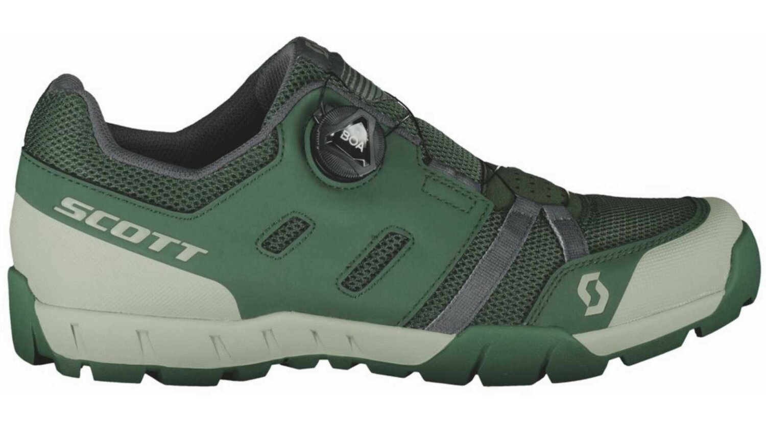 Scott Sport Crus-r Boa Schuhe dark green/light green