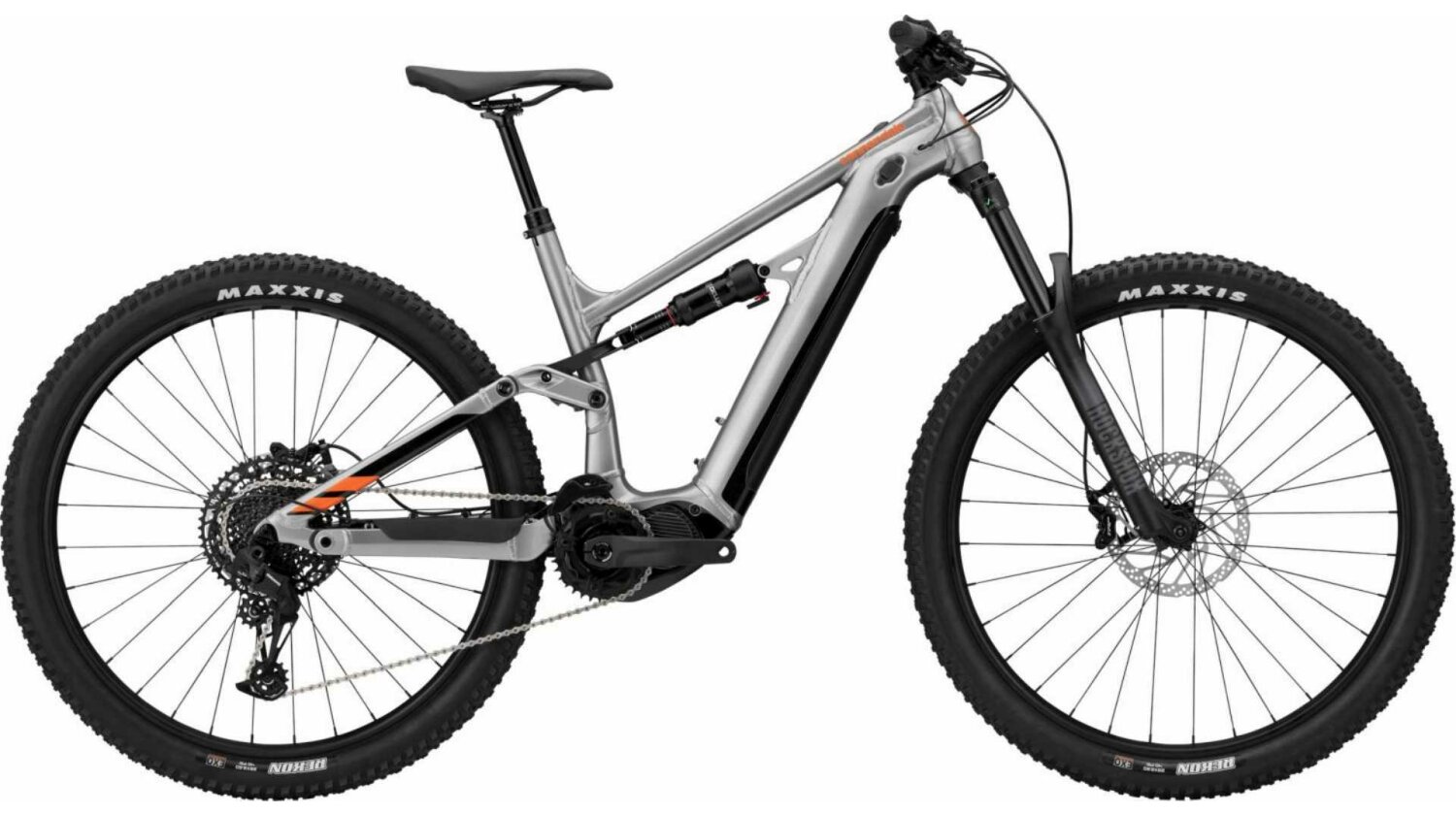 Cannondale Moterra Neo 4 630 Wh E-Bike Fully 29&quot; gray with impact orange