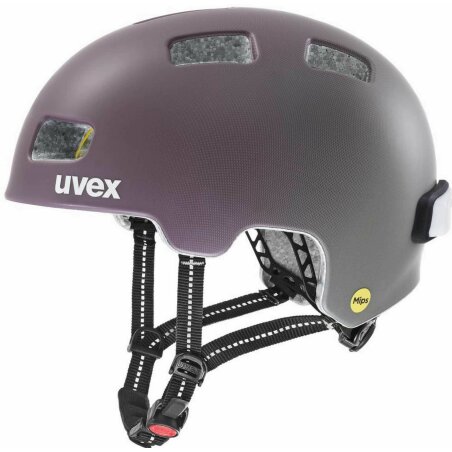 Uvex City 4 Mips Helm plum matt 55-58 cm