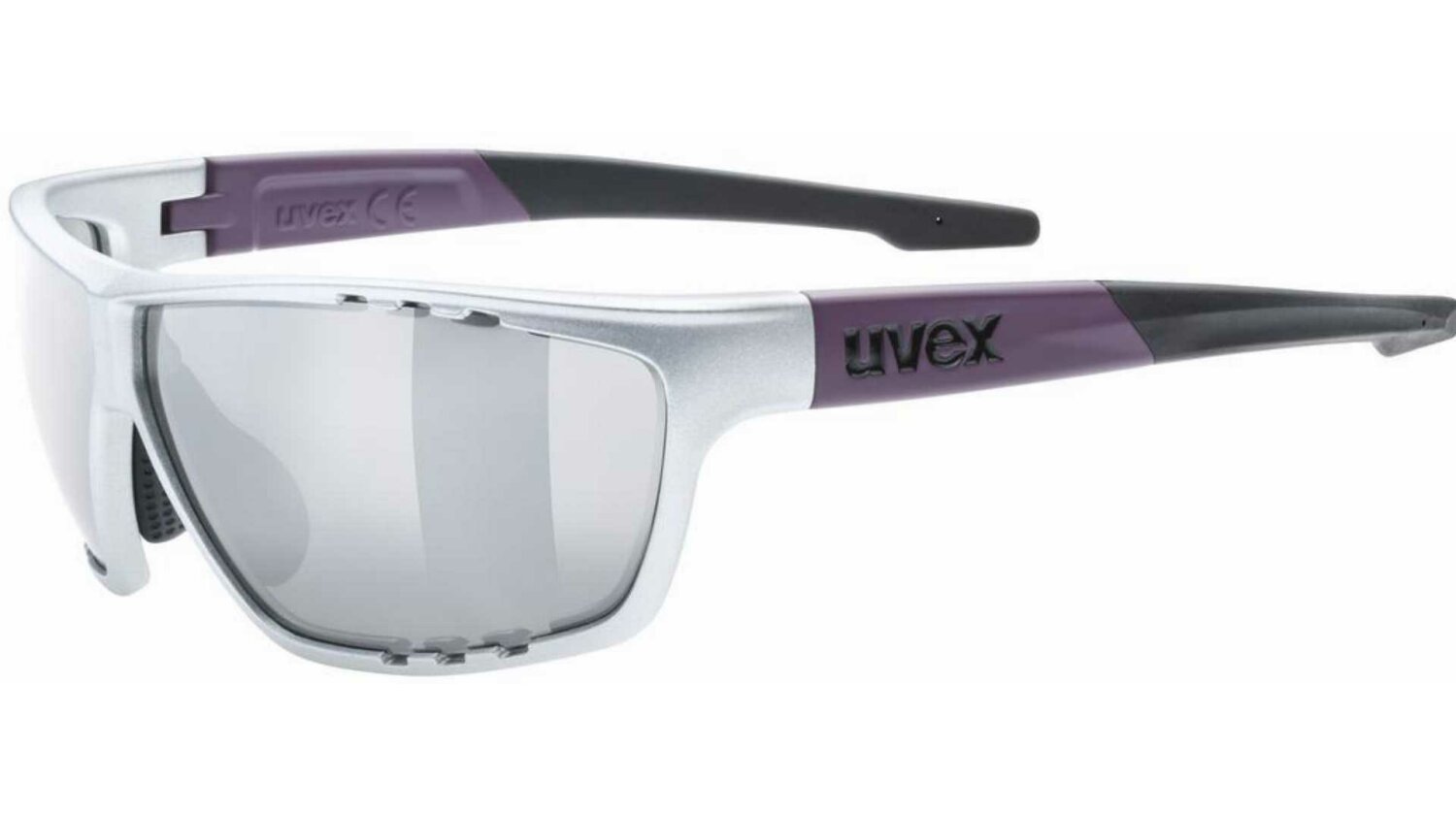 Uvex Sportstyle 706 Sportbrille silver plum matt/ltm. silver