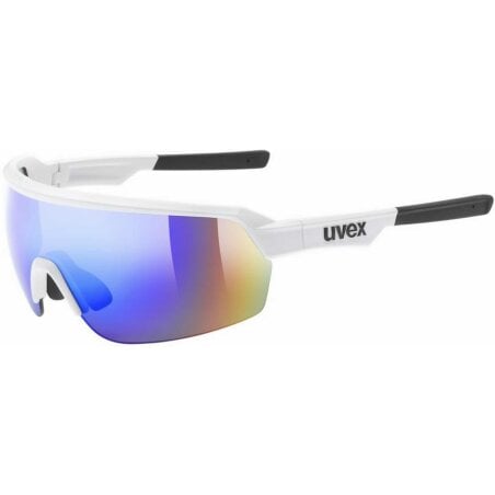Uvex Sportstyle 227 Sportbrille white matt/mirror blue