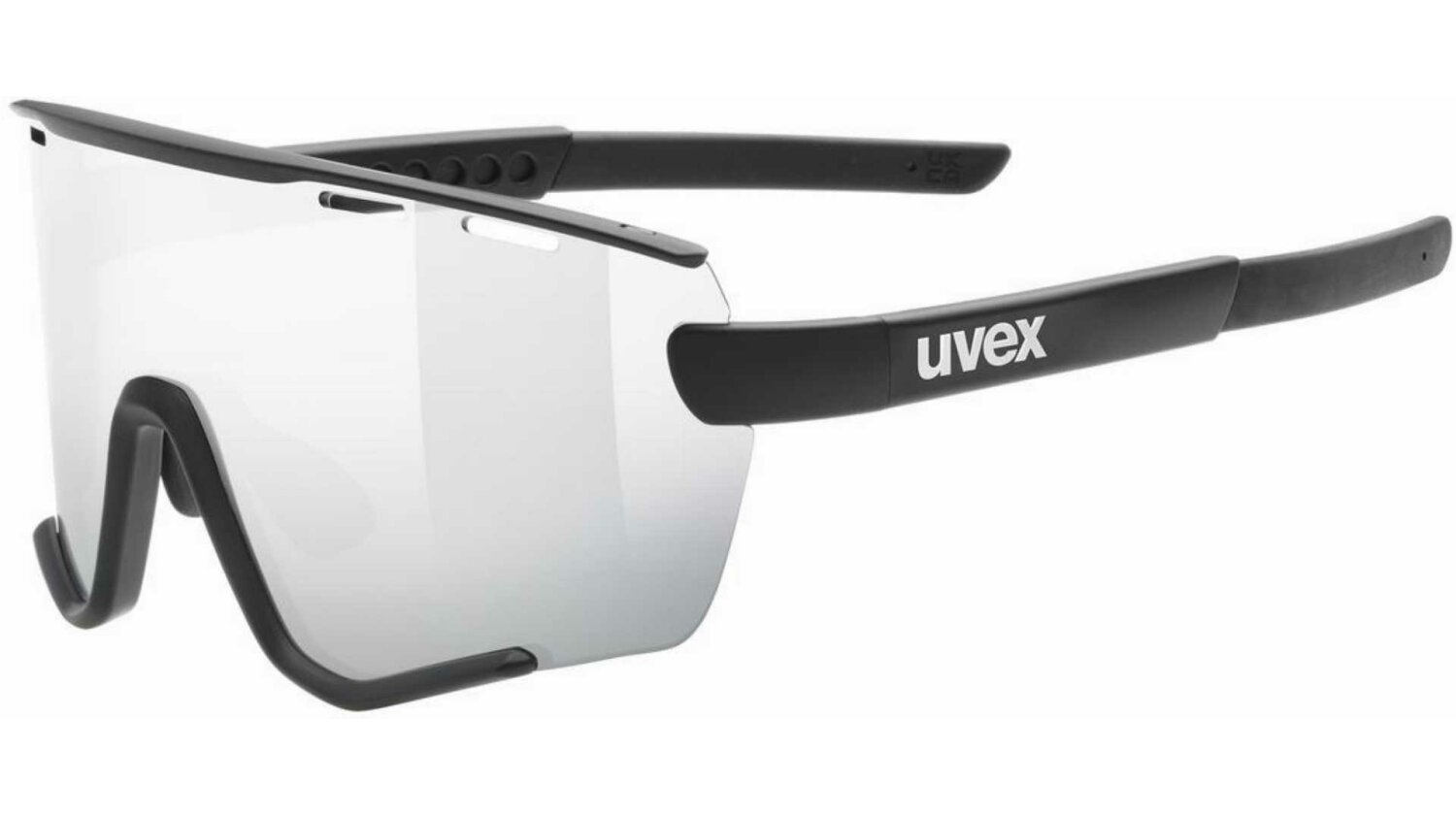 Uvex Sportstyle 236 Set Sportbrille black matt/mirror silver