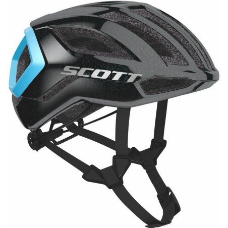 Scott Centric Plus Mips Rennrad-Helm black/light blue