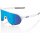 100% S2 Sportbrille HiPER Mirror Lens matte white/blue