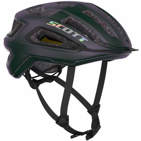 Scott Arx Plus Mips Rennrad-Helm prism green/purple