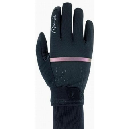 Roeckl Watou Handschuhe lang black/cameleon pink