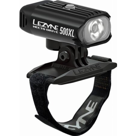 Lezyne Helmlampe Hecto Drive 500XL schwarz-glänzend