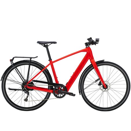 Trek FX+ 2 250 Wh E-Bike Diamant 28" viper red