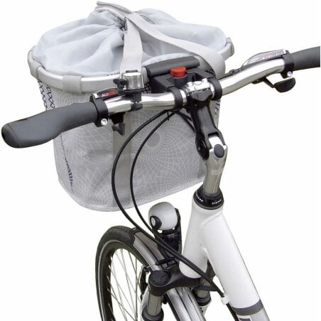 KLICKfix Reisenthel Bikebasket Lenkertasche mit Aluminumrahmen Crystals/light-grau