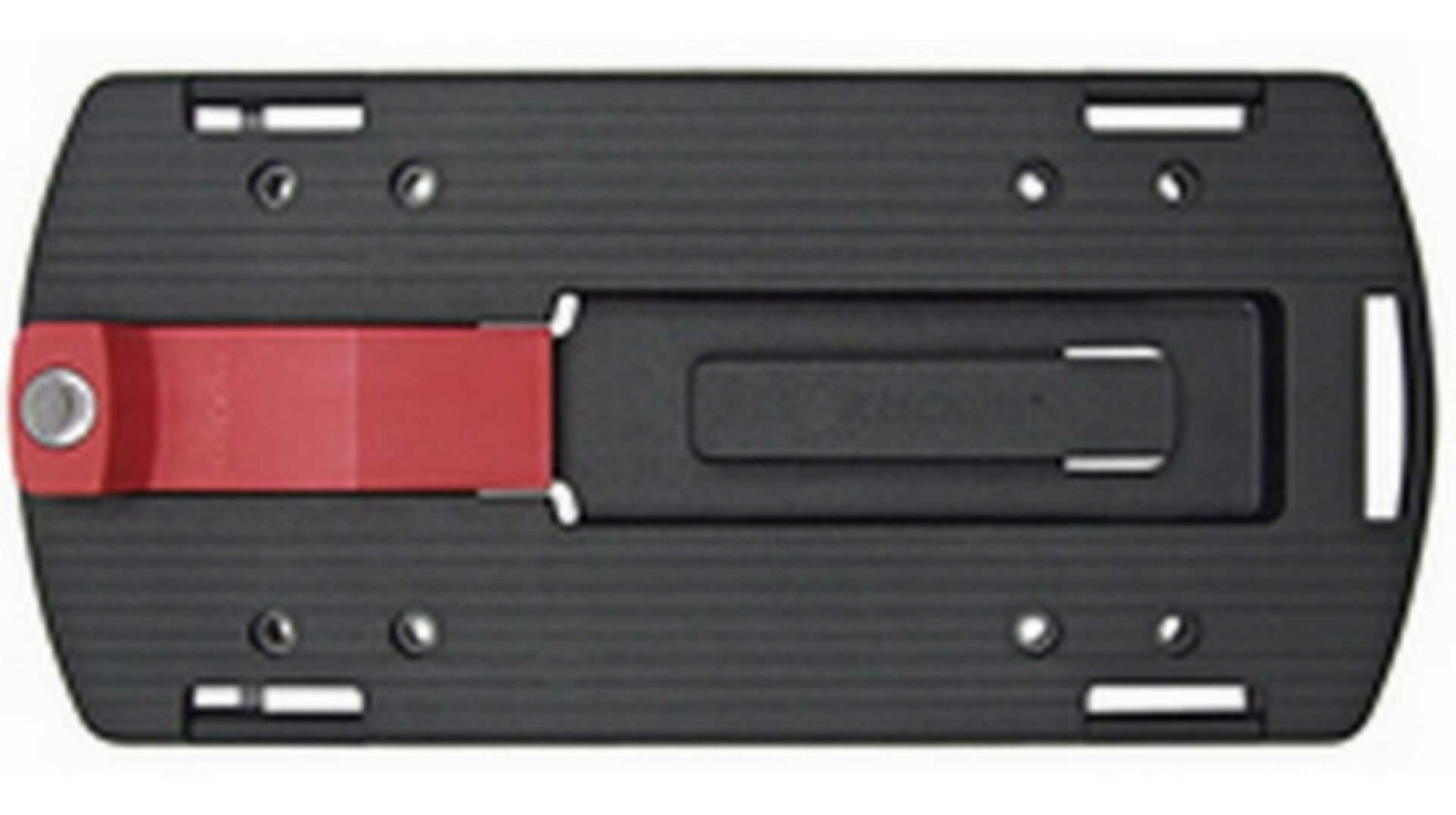 KLICKfix GTA Gepäckträger-Adapterplatte schwarz