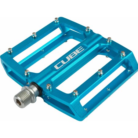 Cube All Mountain Pedal Flat blue