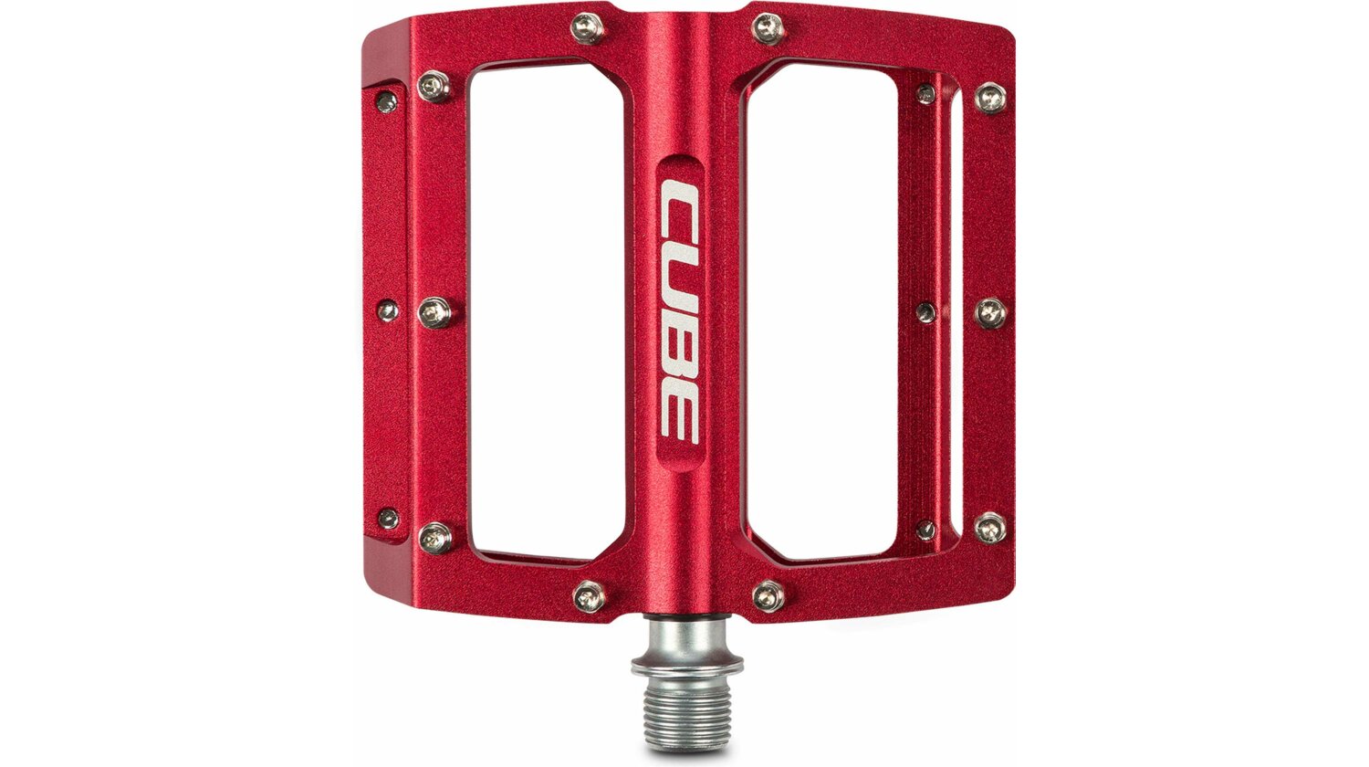 Cube All Mountain Pedal Flat red