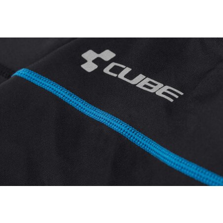 Cube Junior Radhose kurz black&acute;n&acute;blue M