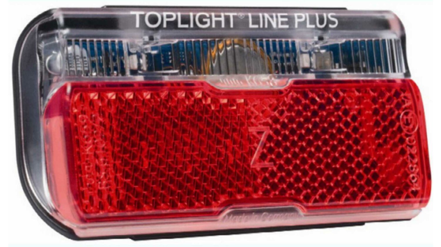 Busch &amp; M&uuml;ller Toplight Line permanent Batterie Gep&auml;cktr&auml;ger-R&uuml;cklicht 80mm 323/8BL-00