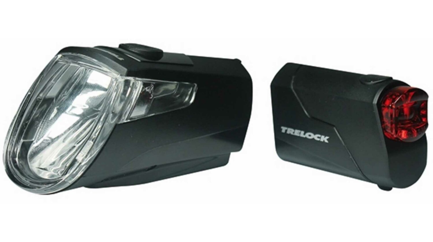 Trelock LS 360 I-GO® ECO + LS 720 Reggo Akku-Beleuchtungsset schwarz
